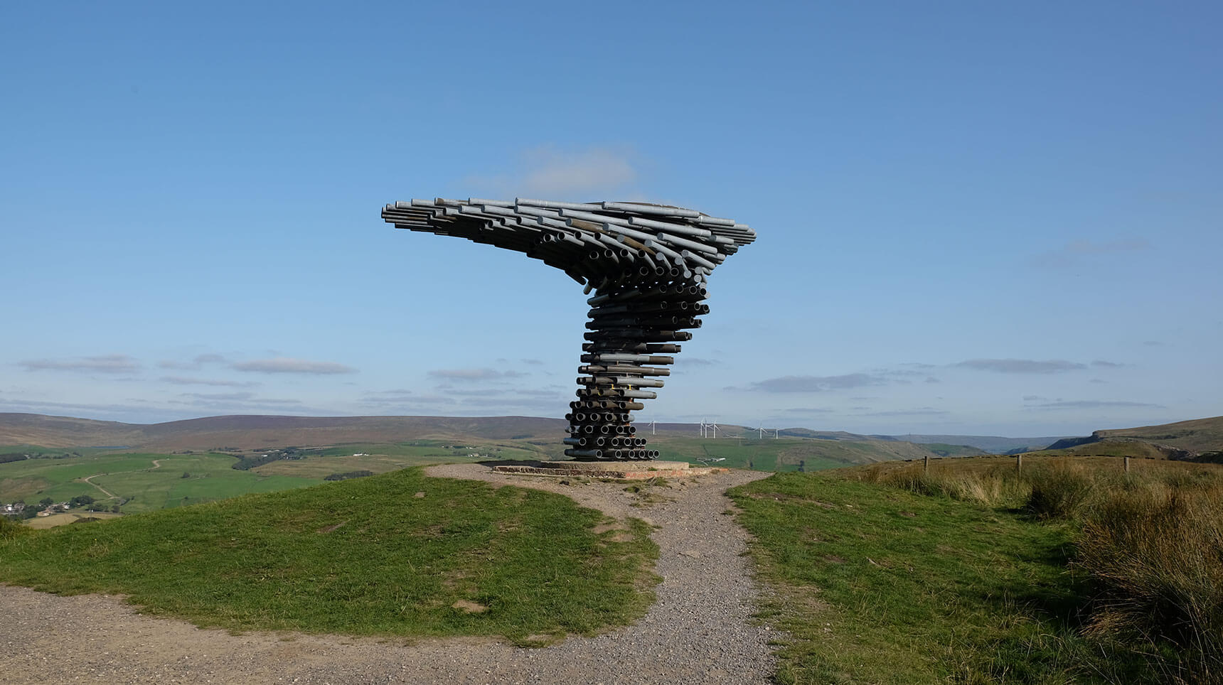 The Singing Ringing Tree Panopticon near Burnley, East Lancashire