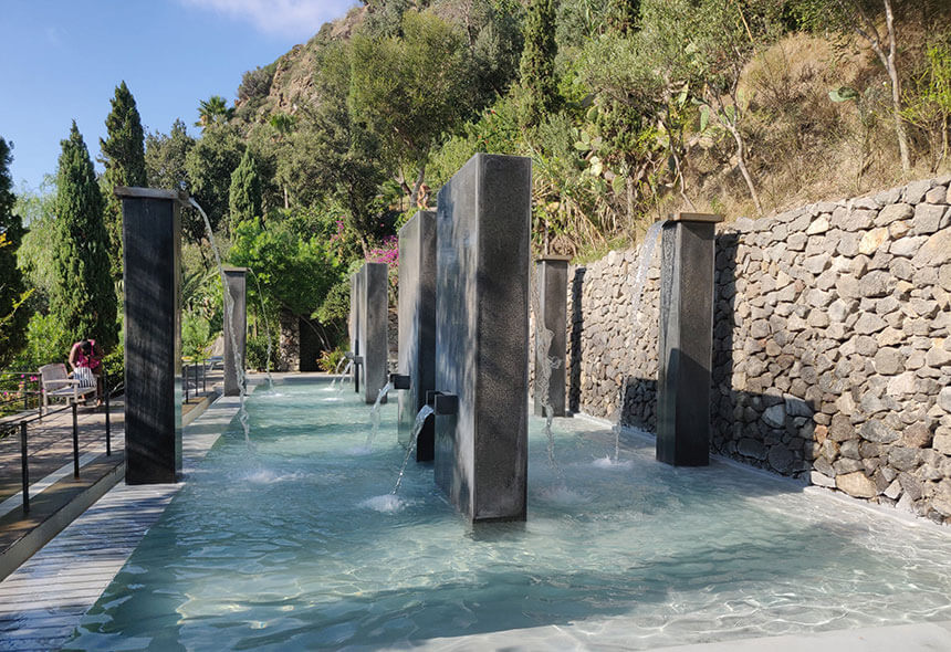 The Negombo thermal spa near Lacco Ameno, Ischia