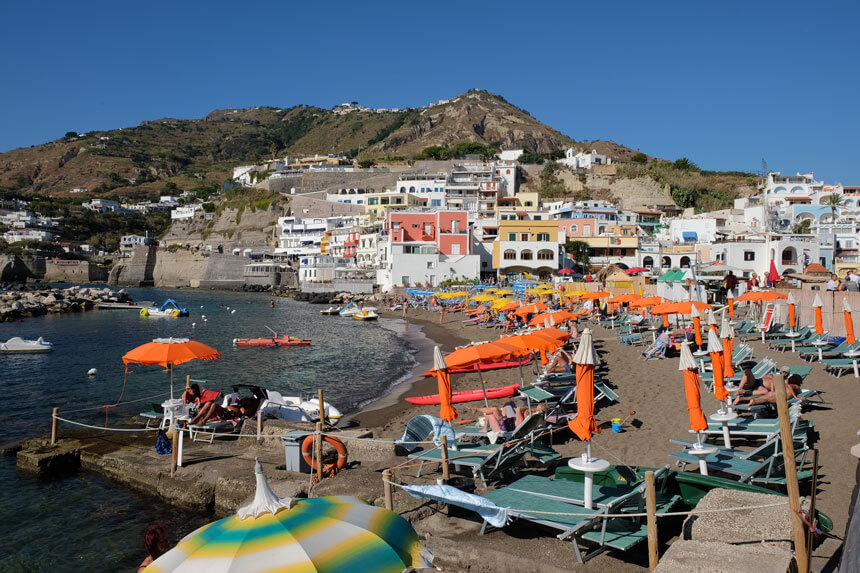 The beach in Sant'Angelo