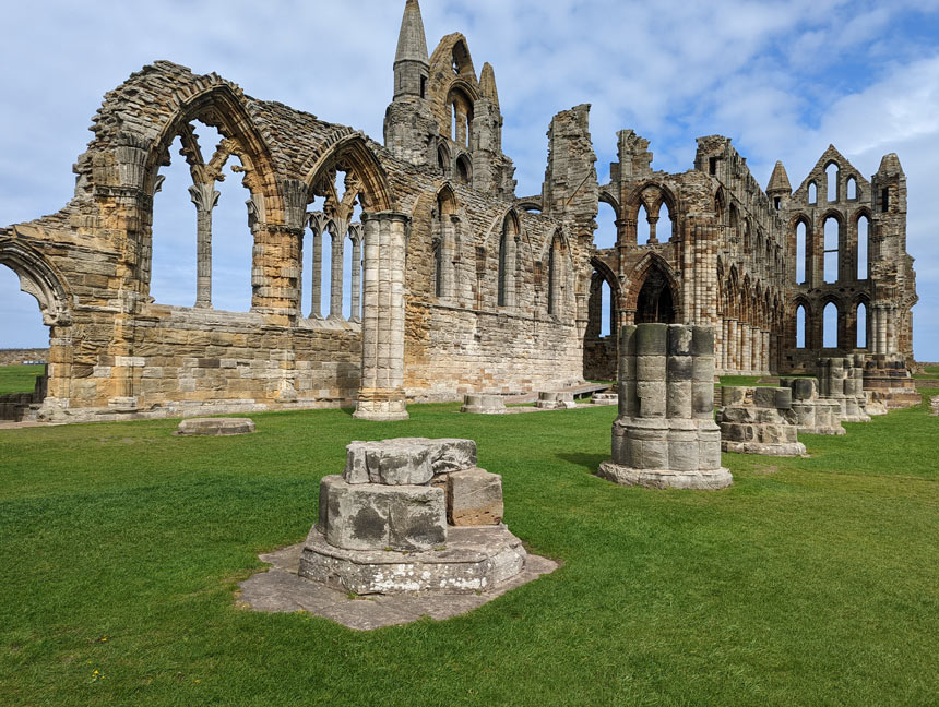 The audio guide you'll get with your ticket to Whitby Abbey will help you make sense of the ruins