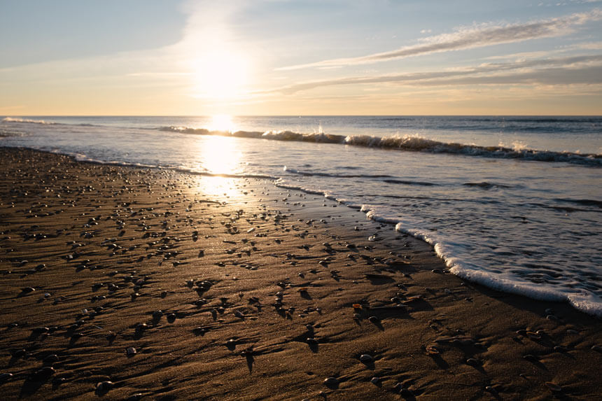 The sunsets at Zandvoort beach near Amsterdam are to die for