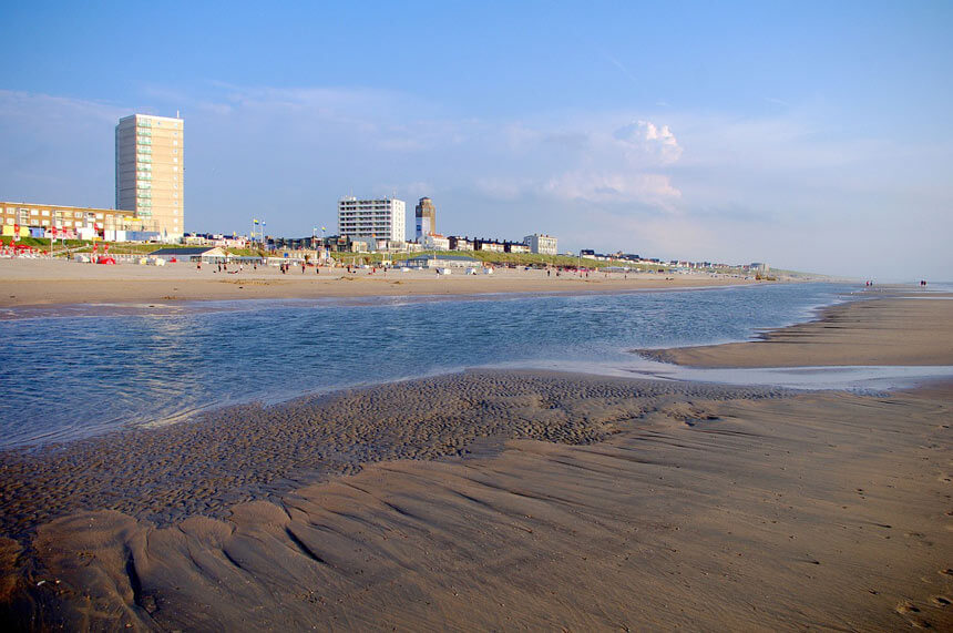 Amsterdam beach in the summer. Image by David Mark.