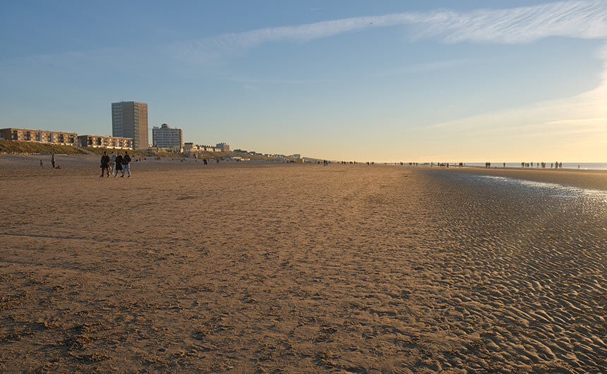 You can take a train from Amsterdam Centraal station and be on the beach in Zandvoort in just over 30 minutes