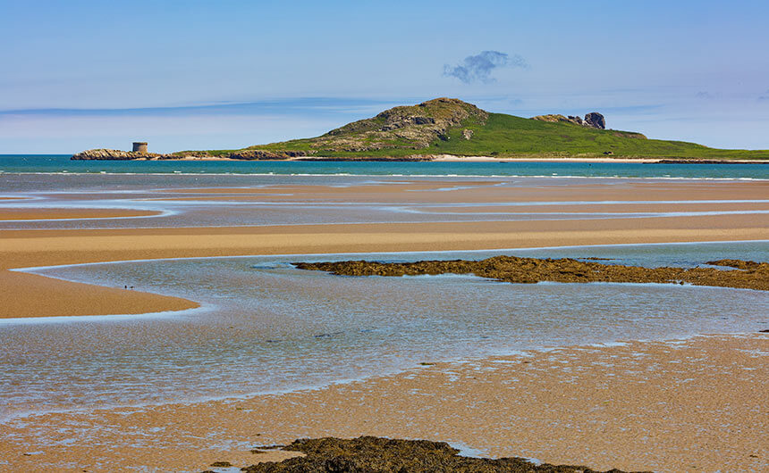 Burrow Beach, one of the most popular beaches in Dublin