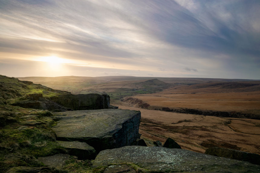 Looking across Marsden Moor from the Buckstones beauty spot