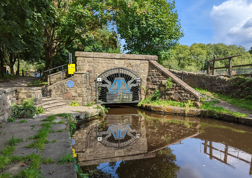 The other end of the Standedge Tunnel in Diggle, Saddleworth