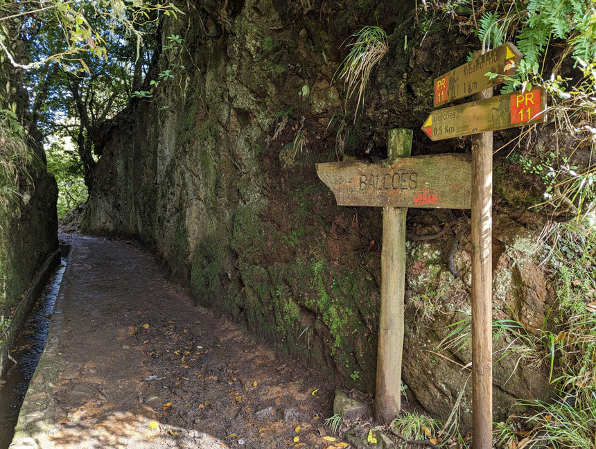 The easy levada walk in Ribeiro Frio is well-signposted - there's no chance of getting lost on this short hike