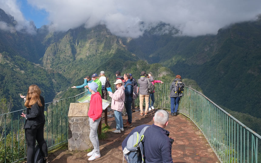 The viewpoint is a popular spot