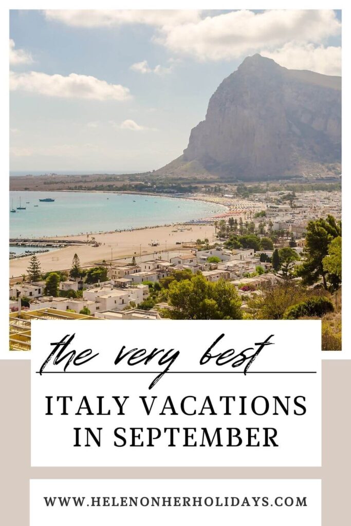 If you're dreaming of visiting Italy in September, here are the best places to go, with weather tips, not-to-be-missed festivals, things to do and what to pack. Lakes, cities, beaches and iconic sights - they're all at their best in the wonderful month of September. 