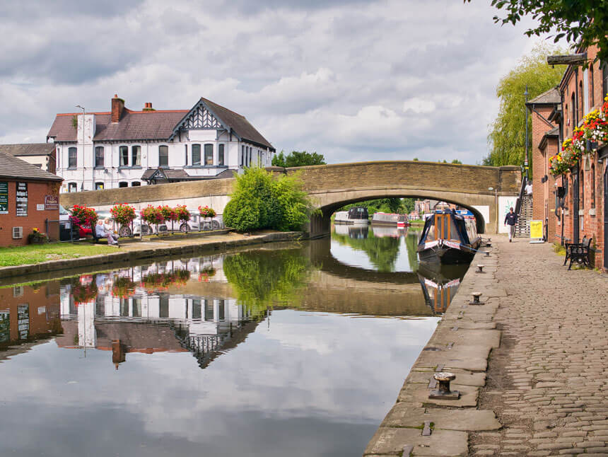 The Leeds and Liverpool Canal at Burscough