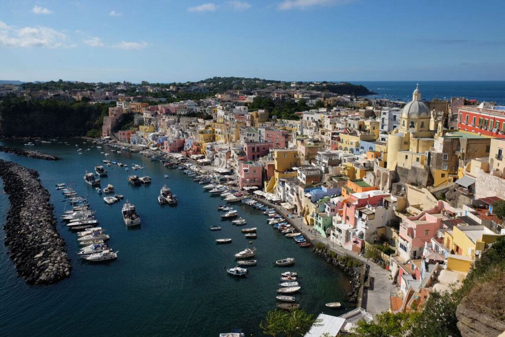Visiting the island of Procida in the bay of Naples was one of my favourite holidays in Italy in September