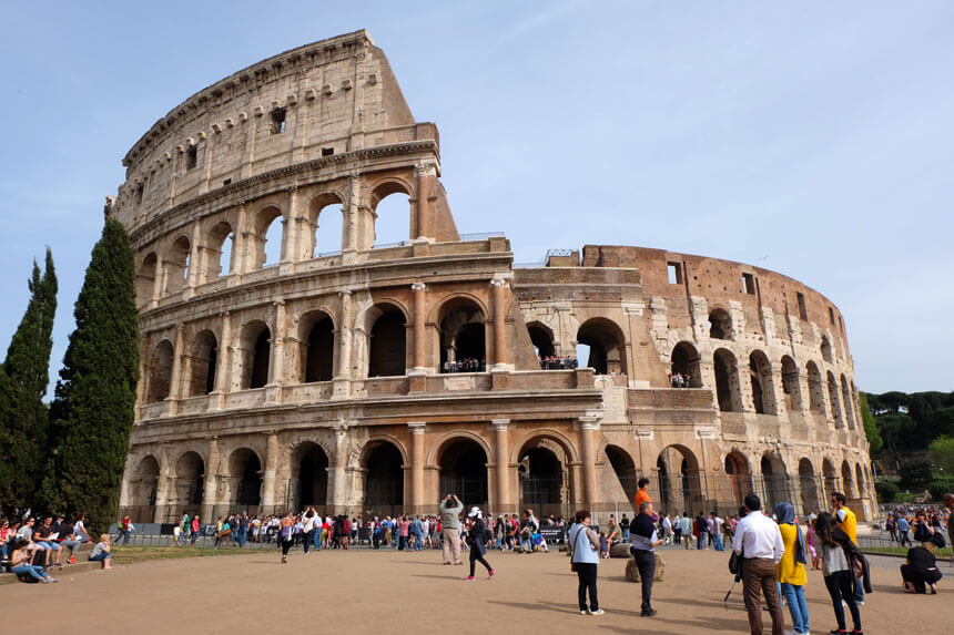 The Colosseum in Rome. Early autumn is a wonderful time to see the Eternal City.