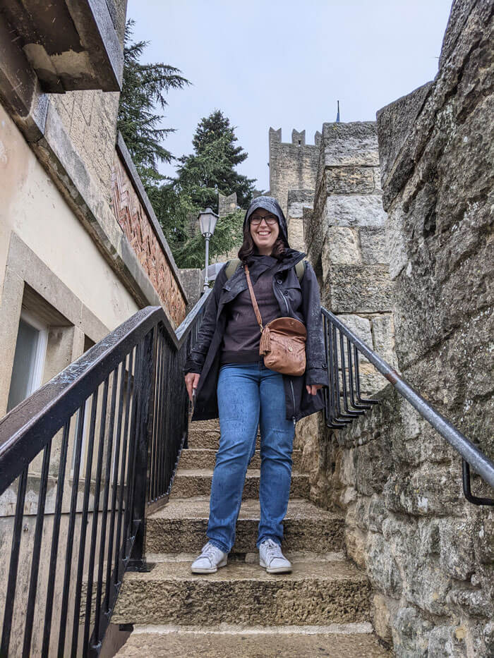 It was unusually rainy and cold in San Marino when I visited in September 2022 - luckily I'd brought my waterproofs!