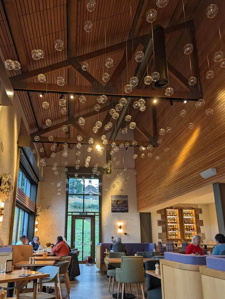 The lovely bistro at Ad Gefrin has a cosy feel