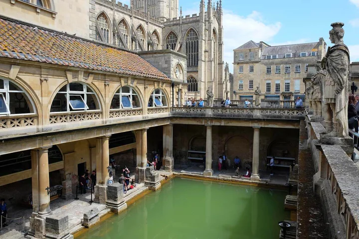 The Roman Baths in Bath, England