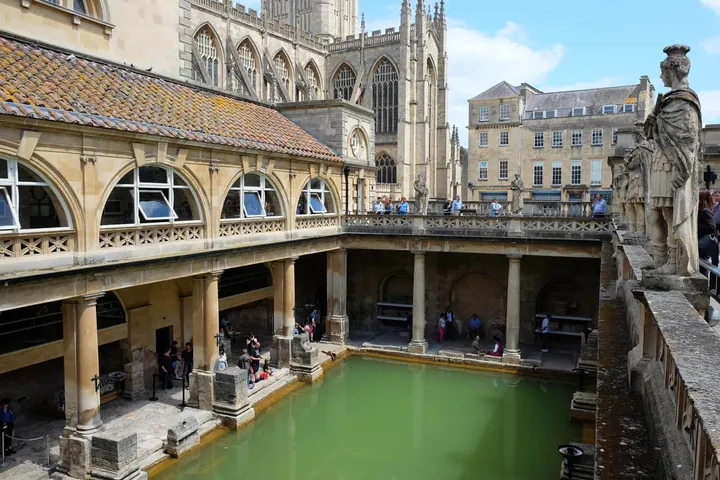 The Roman Baths in Bath, England