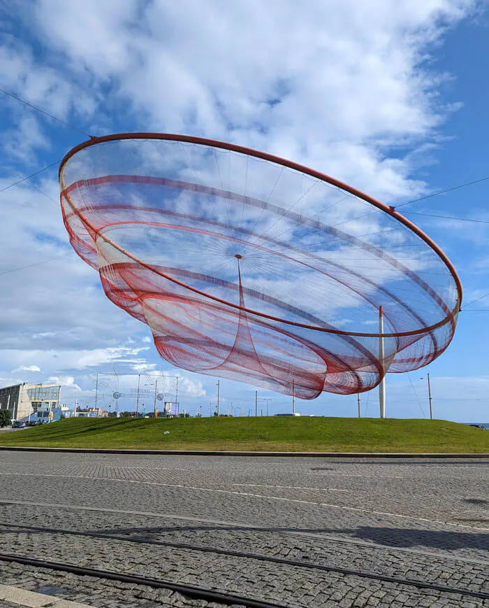 The She Changes sculpture, known to locals as the Anemone