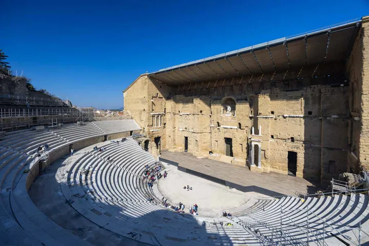 The Roman theatre in Orange, France