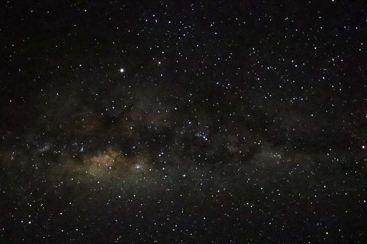 The night sky in Solitaire. The Namib Desert in Namibia is one of the best places to go stargazing in Africa