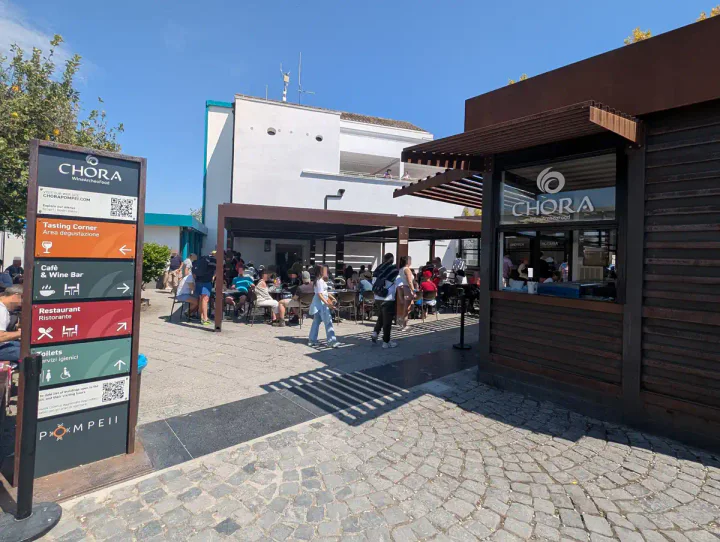 The Chora cafe, restaurant and bar complex