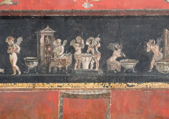 A fresco from the House of the Vetti