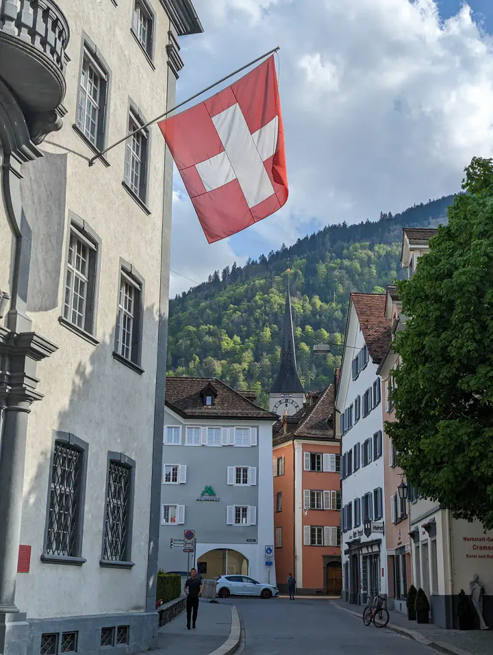 My hotel in Chur, Switzerland was in one of the oldest buildings in the city