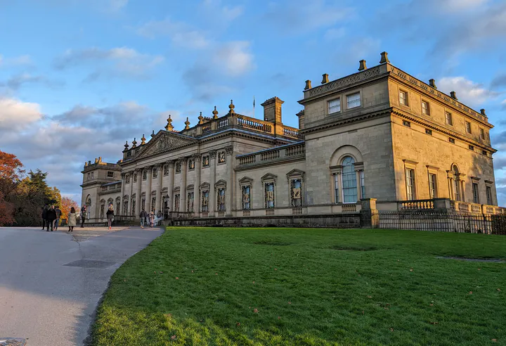 A grand stately home