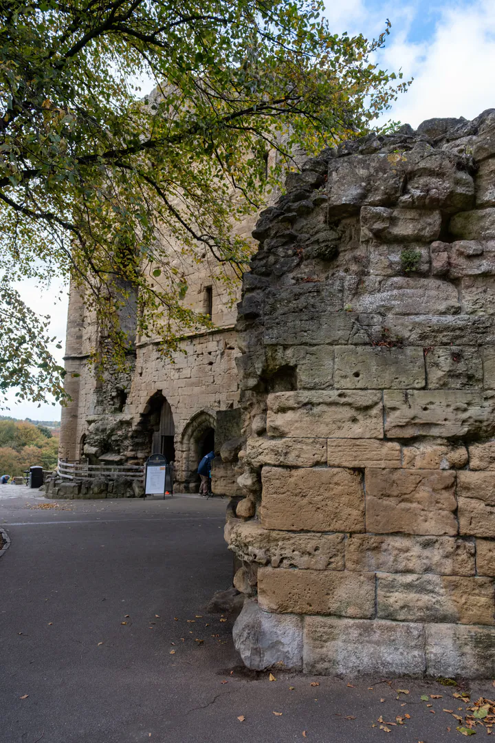 A ruined castle
