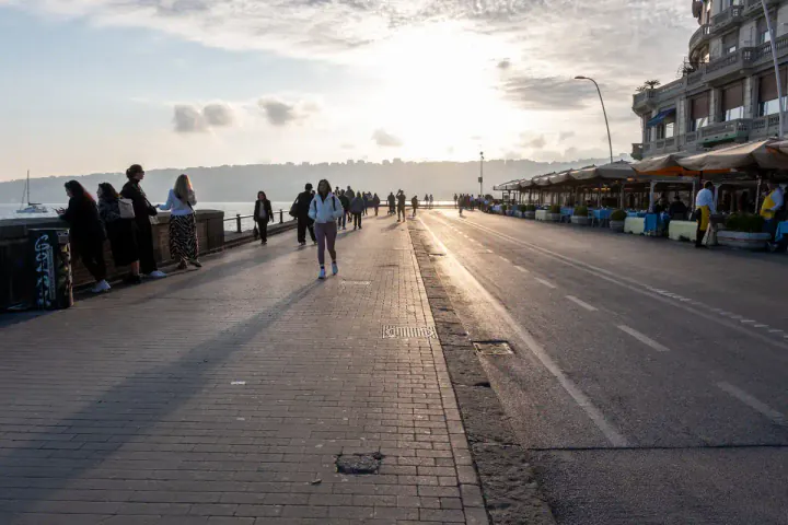 An evening stroll on the Lungomare