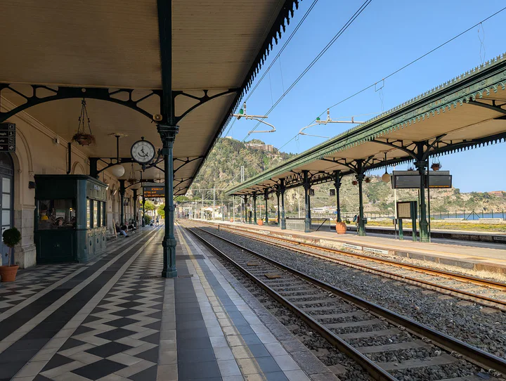 A beautiful station by the sea