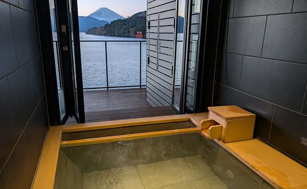 Fuji views from a private onsen: a dream Hakone stay