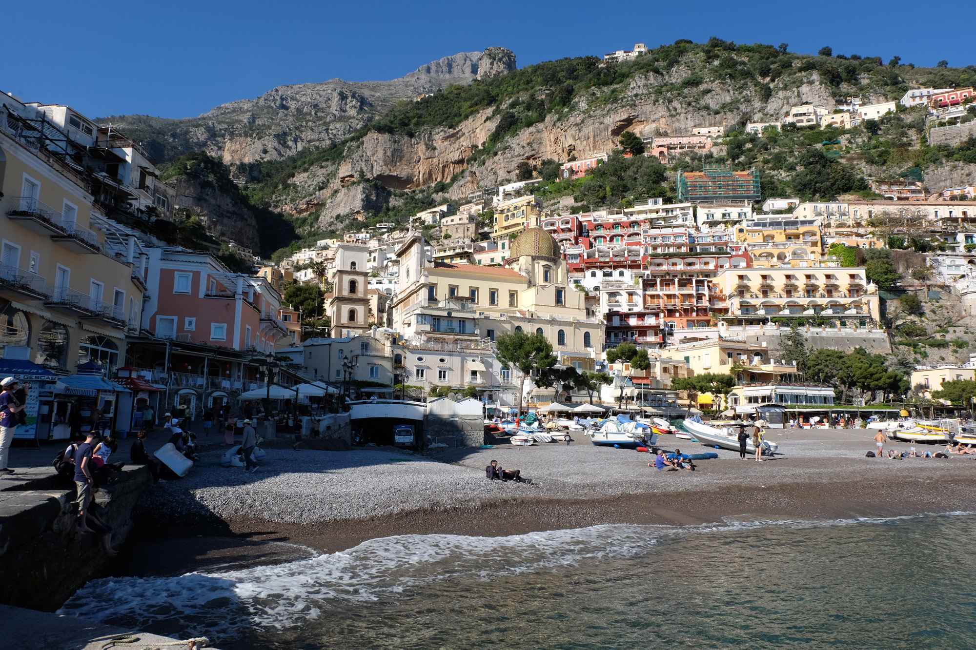 Leaving Positano