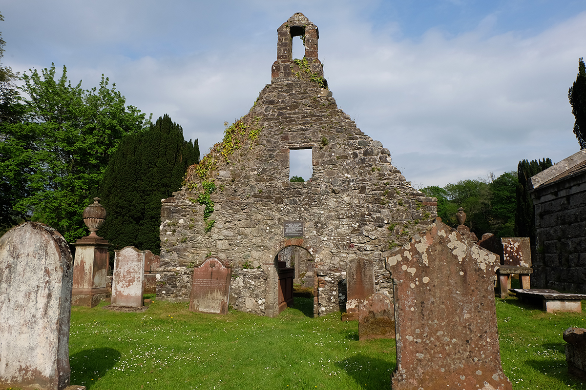 The ruined kirk at Anwoth