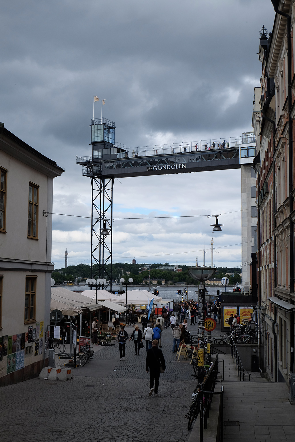 The Gondolen viewing platform and restaurant, Slussen