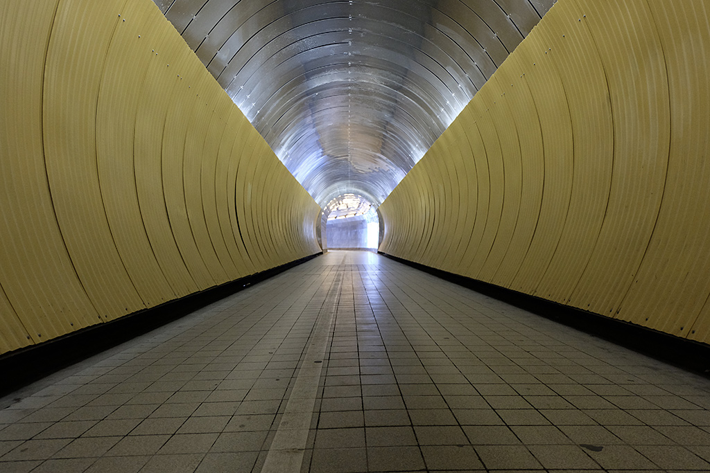 The "singing" Brunkeberg Tunnel, part of a set of art and sound installations for the Eurovision Song Contest 2016