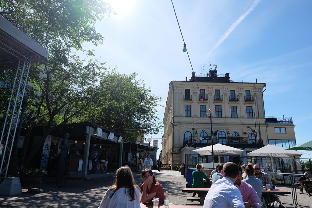 Craft beer and great views on the Södra Teatern's terrace