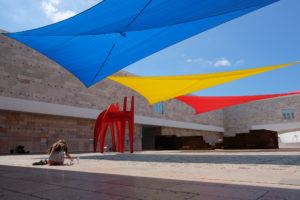 Outside the Berado Museum in Belém