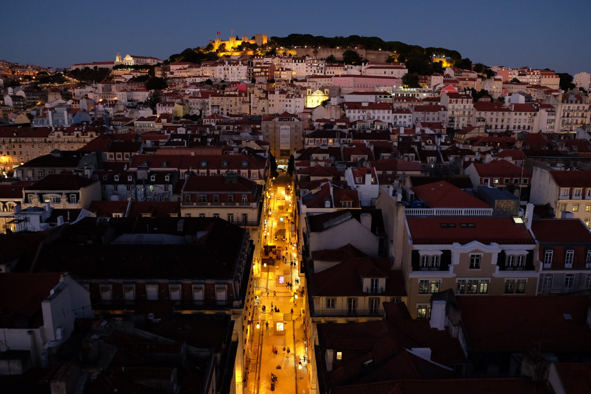 Sunset from the Santa Justa Elevator