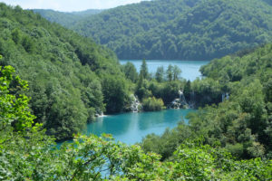 The view from the top of the cliff