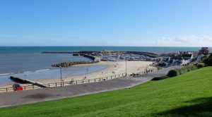 Lyme Regis harbour and the Cobb