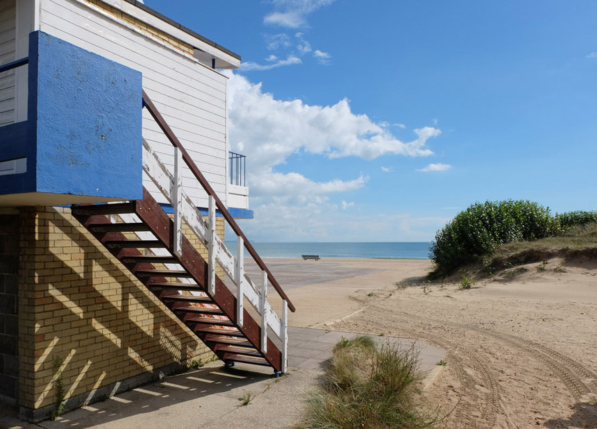 Beach huts on Sandbanks