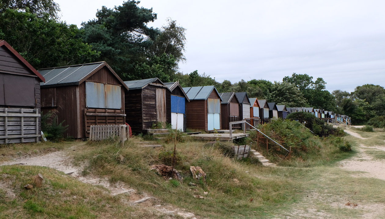 Beach Huts At Studland Helen On Her Holidays