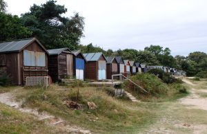 Beach huts at Studland