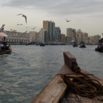 Crossing the Dubai Creek on an abra