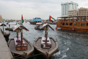The Abra Station in Bur Dubai