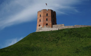 The red brick keep of Gediminas Tower