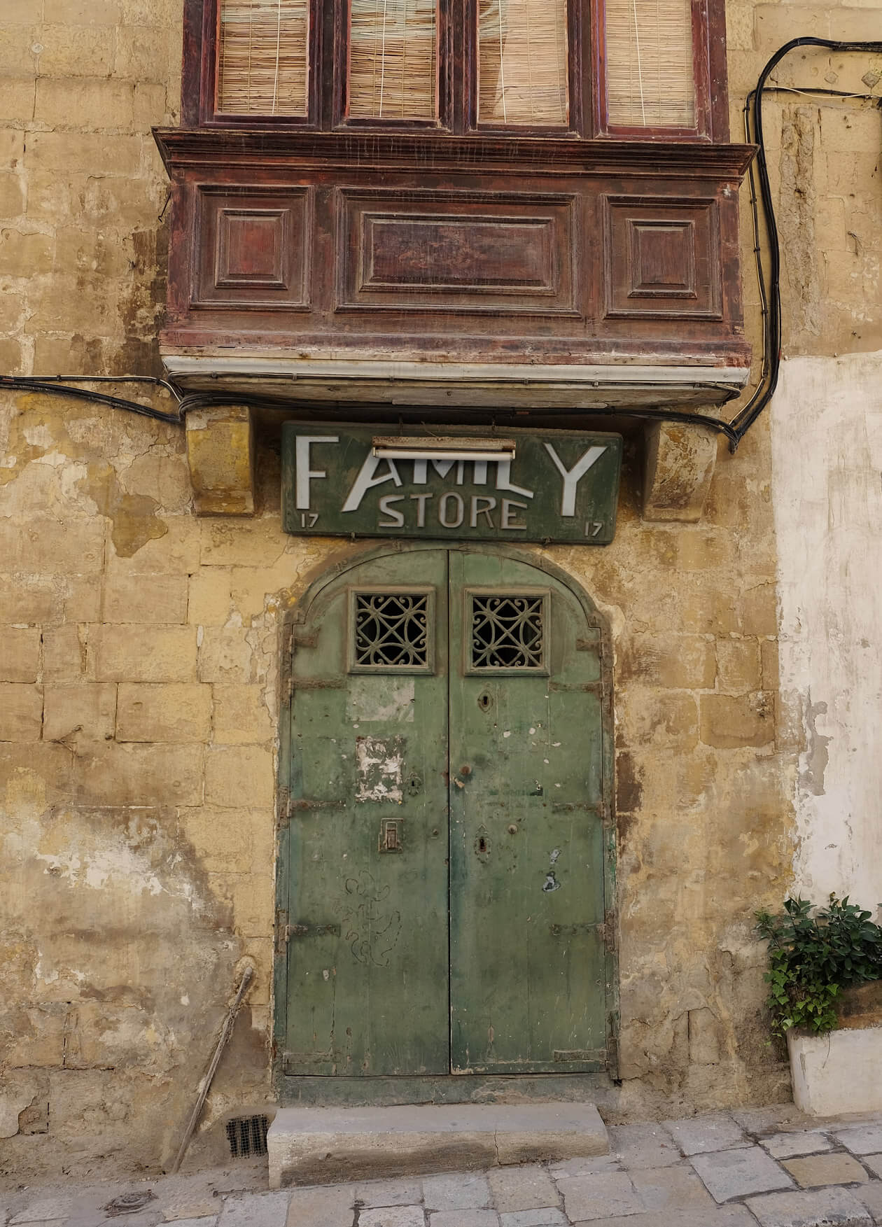 One of the interesting old shop signs in Valletta