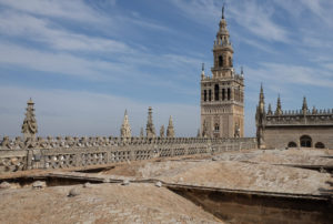 La Giralda from the roof of the cathedral