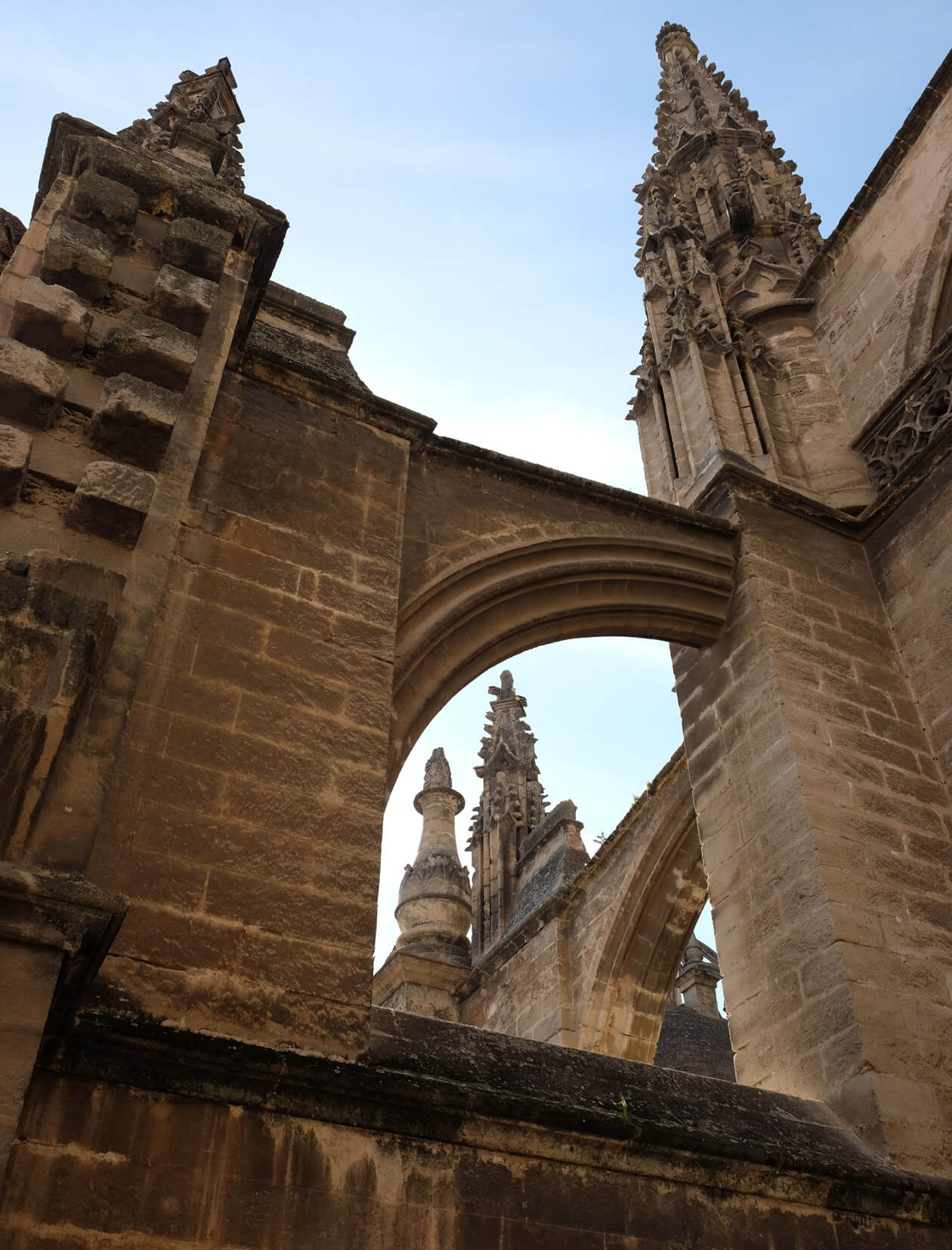 A guided tour of the cathedral rooftop is an unforgettable experience