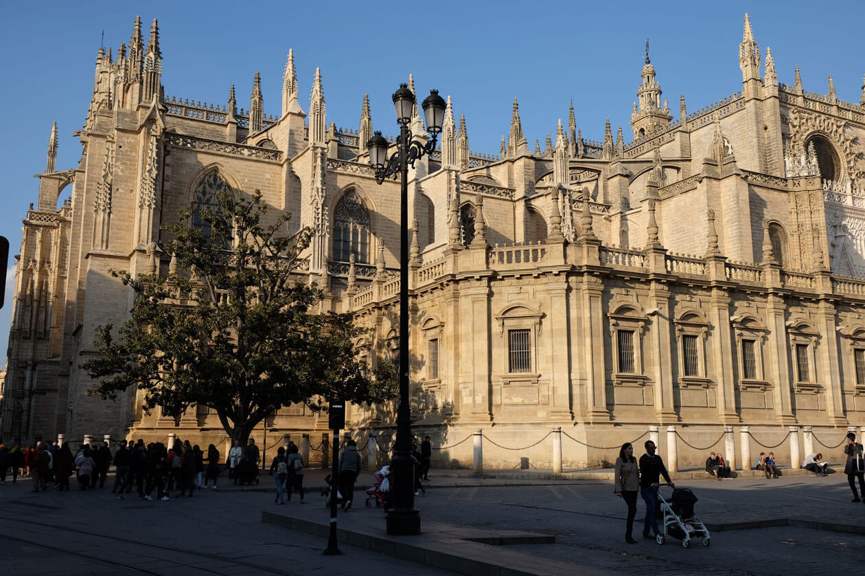 Seville Cathedral is the third-biggest church in the world